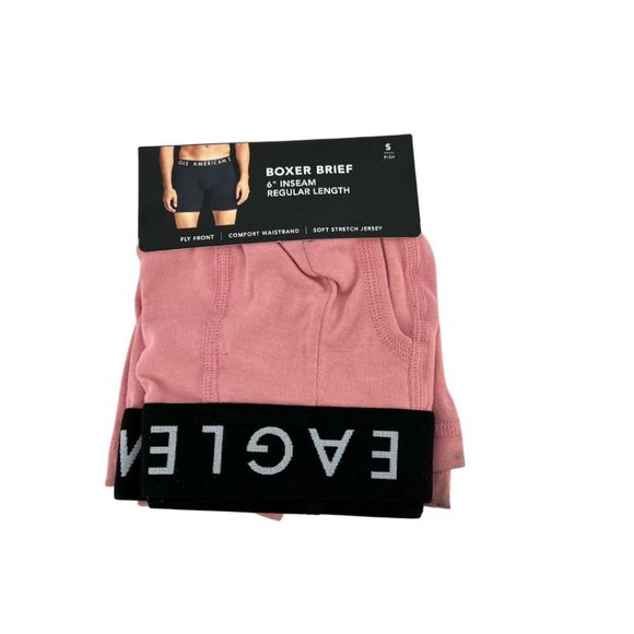 American Eagle | Men's Boxer Brief | Pink | Size Small - Picture 1 of 4
